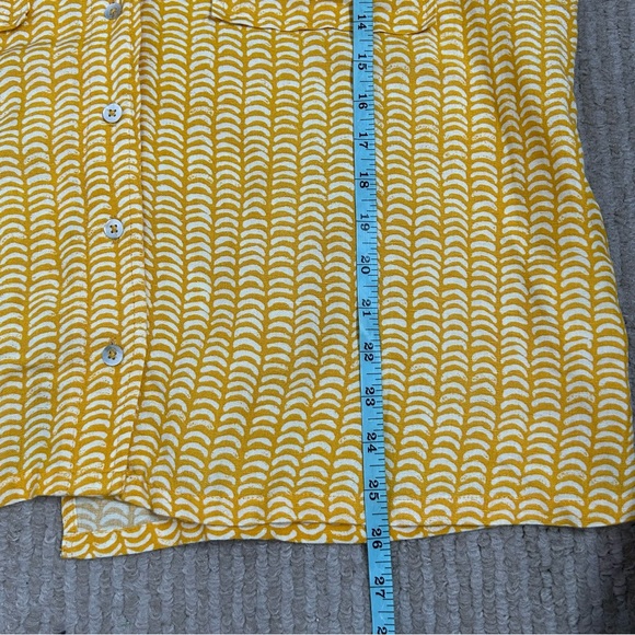 Anthropologie Maeve Classic Surf Shirt In Yellow XL - Picture 14 of 14